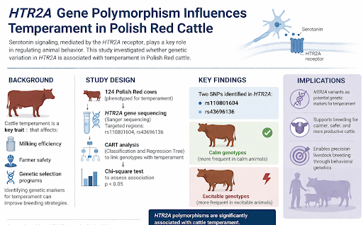 LabOfMolGen's tweet photo. The influence of the 5-Hydroxytryptamine Receptor 2A (HTR2A) gene polymorphism on the temperament of Polish Red cows by using Classification and Regression Trees (CART) by
@Agata_P_K 
https://t.co/OsNzXP5XJZ https://t.co/5yQaKfMwgA