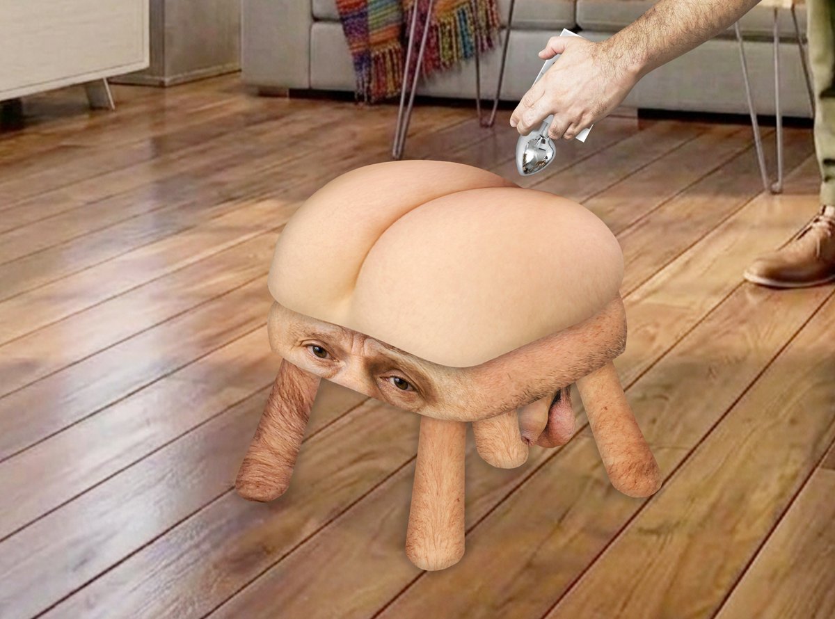 Andres_Tfs's tweet photo. You look better on this way you dumb old fart. Here, a little gift from master for you to train your wrinkled hole and remember your place. I glued a pic of your face to identify you in between the others, we have a party tonight. I can't wait to show everybody my new stool sub😈 https://t.co/qaFOY9u8oc