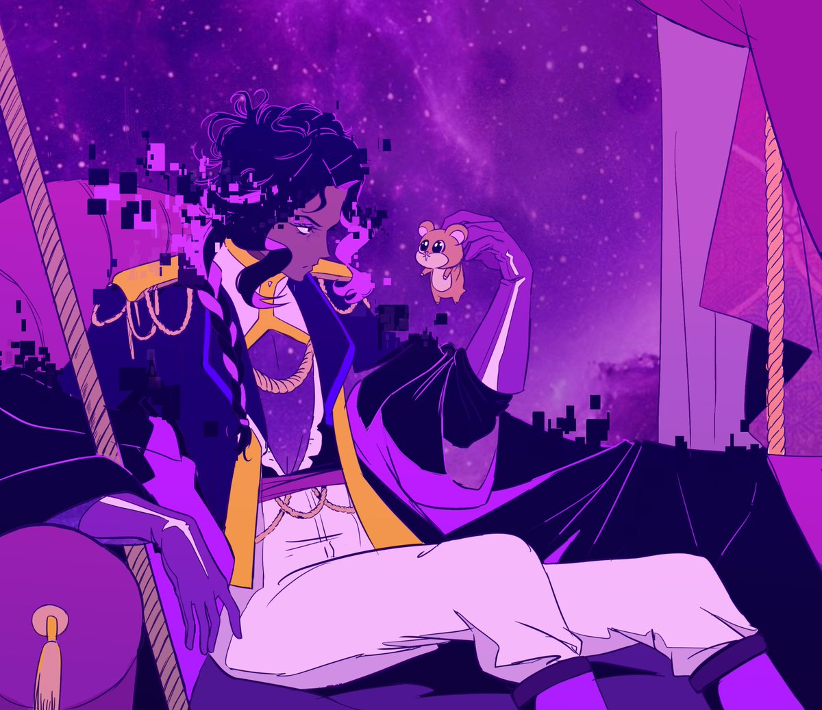 The Supreme leader and the hamster.
#QSMP2