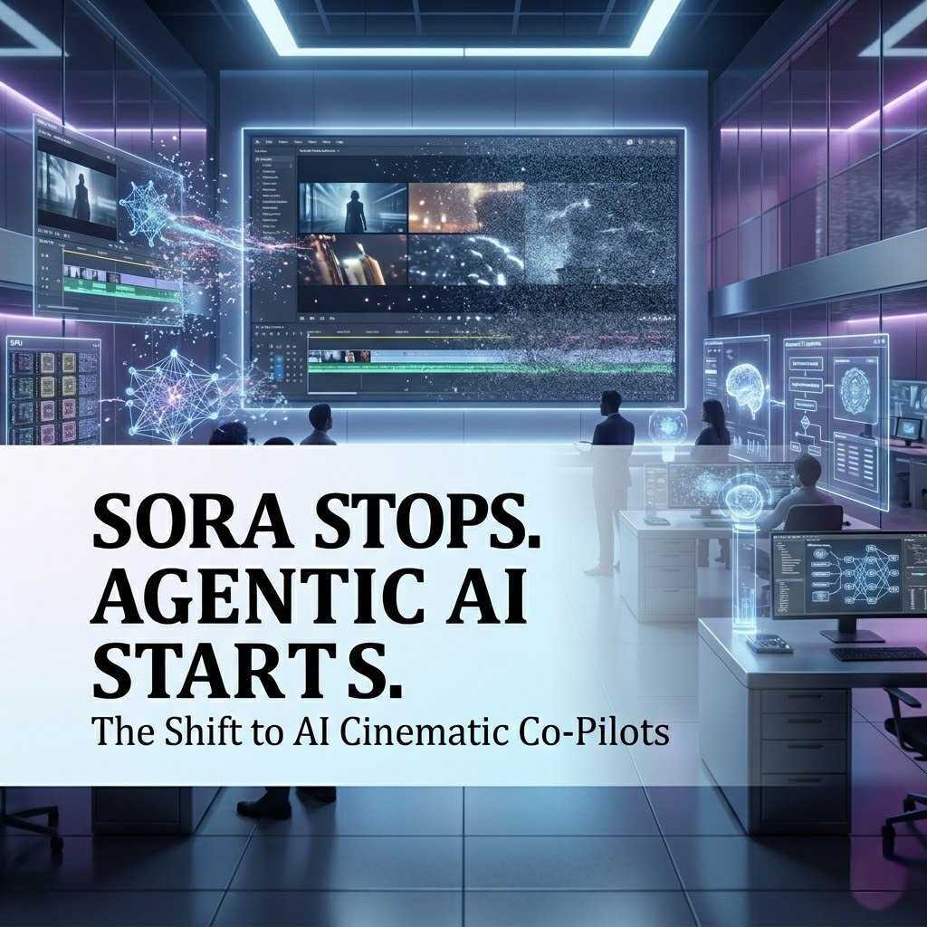 techstuffPvtLtd's tweet photo. OpenAI shuts down Sora. End of an era or a strategic pivot?

From Disney fallout to agentic AI rise, this move signals a shift from video generation to intelligent production systems.

Read more: https://t.co/jniVcPUXQz

#OpenAI #Sora #AI #AgenticAI https://t.co/5KqRN0mqCw