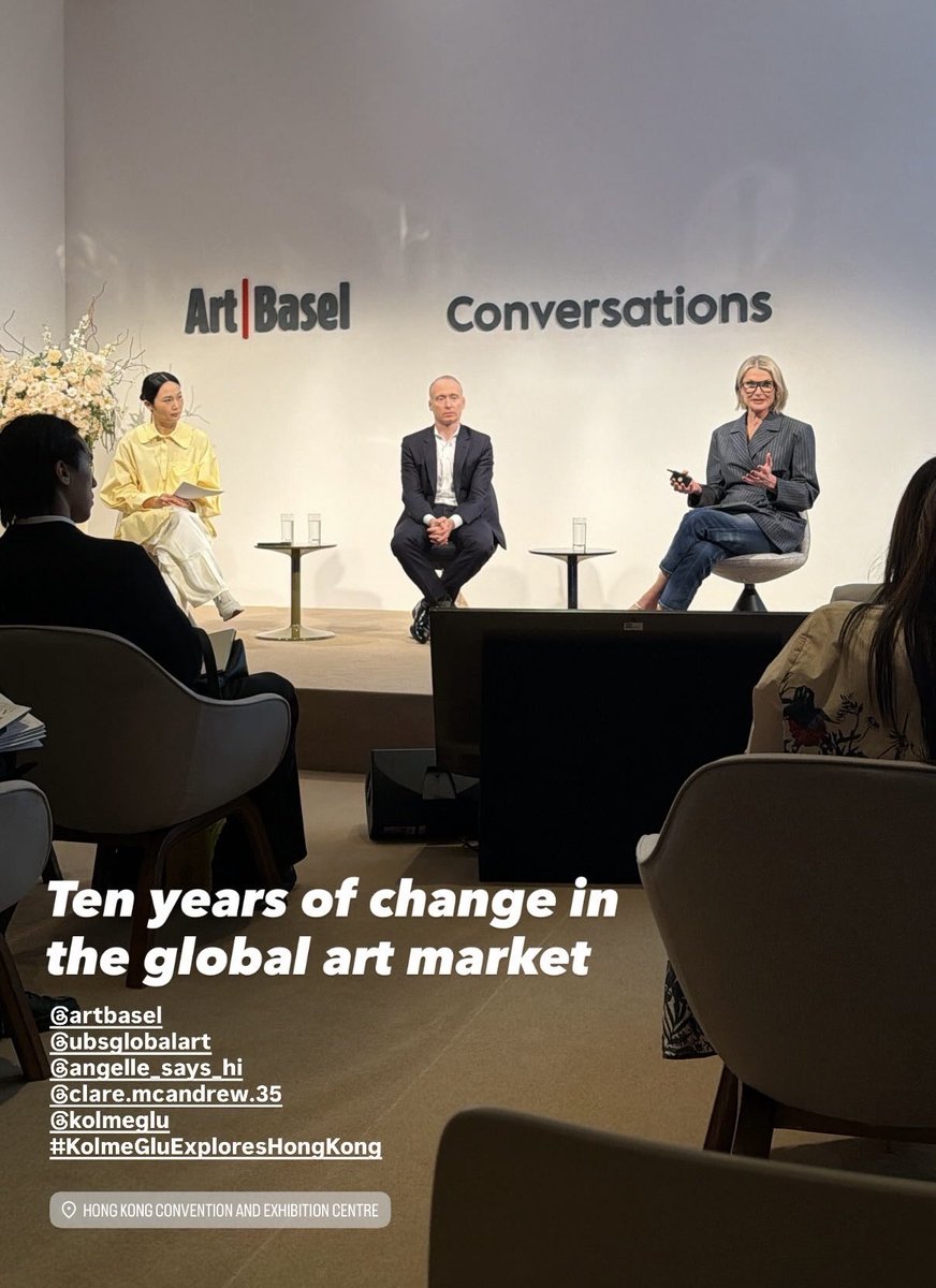 Right now at Art Basel Hong Kong 2026.