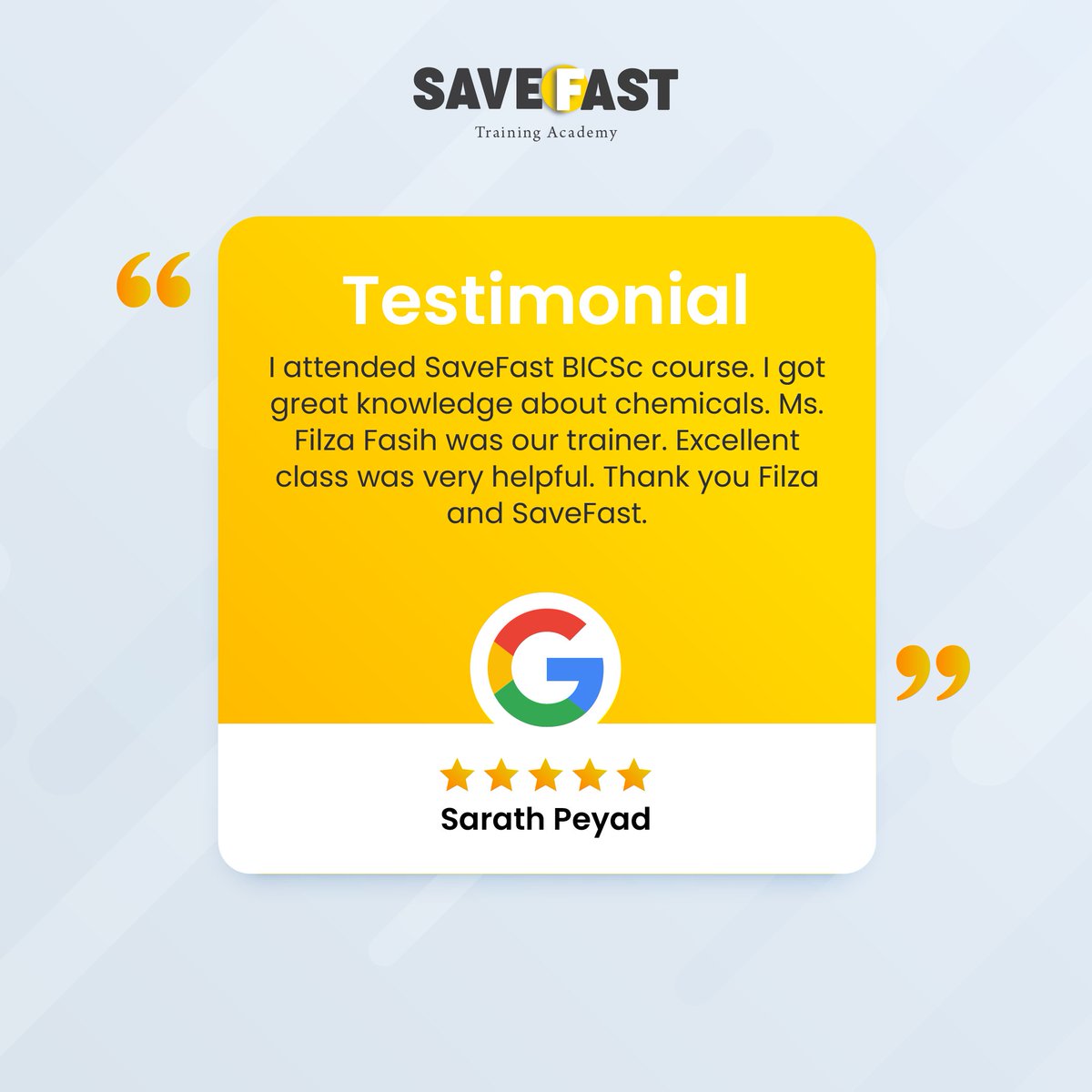 Save Fast Training Academy tweet media