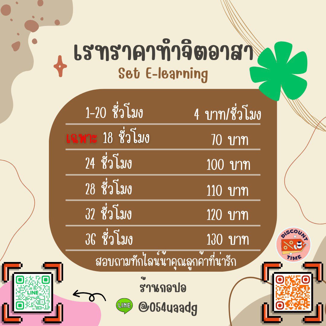 รับทำจิตอาสา กยศ set e-lerning ร้านกอปอ | คิวว่าง tweet media