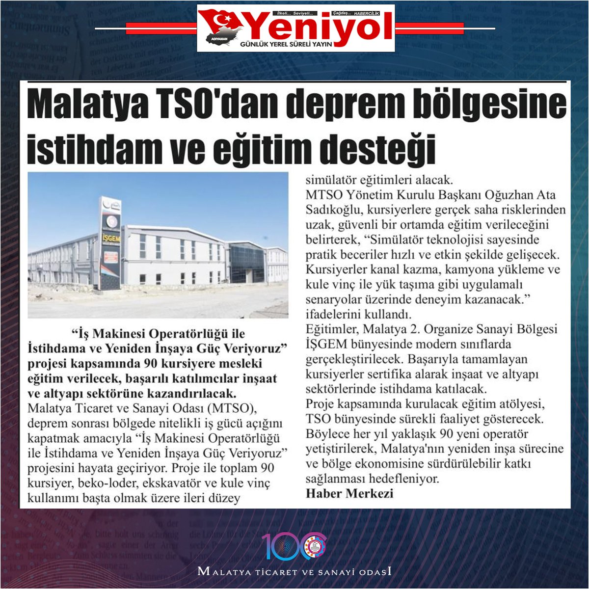 oasadikoglu's tweet photo. 🟩Odamız ve Fırat Kalkınma Ajansı iş birliği ile "İş Makinesi Operatörlüğü ile İstihdama ve Yeniden İnşaya Güç Veriyoruz" projemizi hayata geçiriyoruz. Simülatör teknolojisi ile vereceğimiz eğitimler sayesinde kursiyerlerimiz, bekoloder, ekskavatör ve kule vinç kullanımını gerçek saha risklerinden uzak, güvenli bir ortamda öğrenme imkânı bulacak."  

📰(Haber) https://t.co/AYthdJaASt