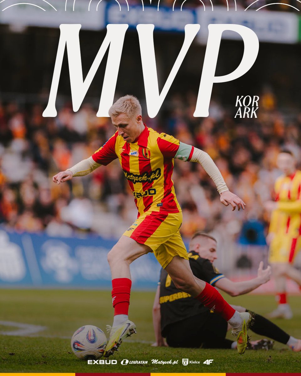 Korona_Kielce's tweet image. Dokonaliście wyboru! ☑️

Koroniarskim MVP meczu #KORARK został Dawid Błanik 👑

Gratulacje, Błaniu! 👏