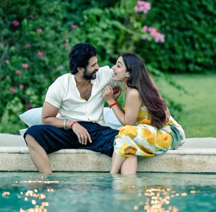 his best freind for life yes that part hasn't changed💞 #Virosh #VijayDeverakonda #RashmikaMandanna