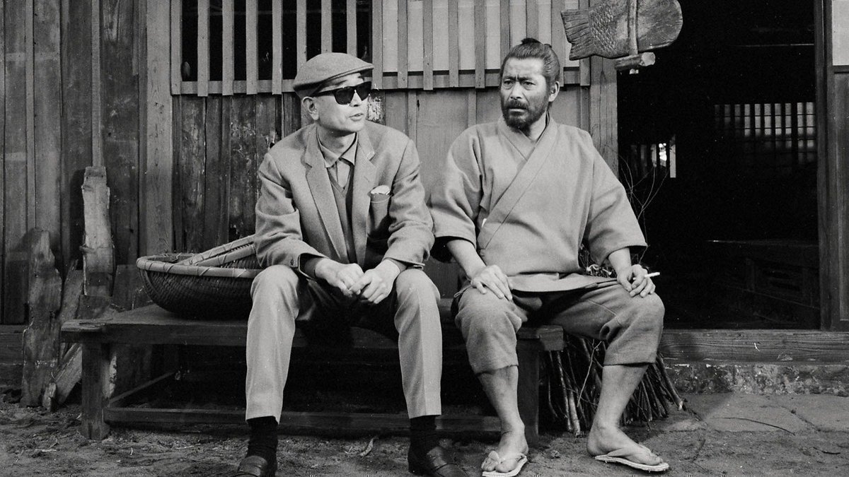 distractedfilm's tweet photo. "The truth is in the mystery."

- Akira Kurosawa

With his great collaborator Toshiro Mifune.... https://t.co/G5xWL37fbQ
