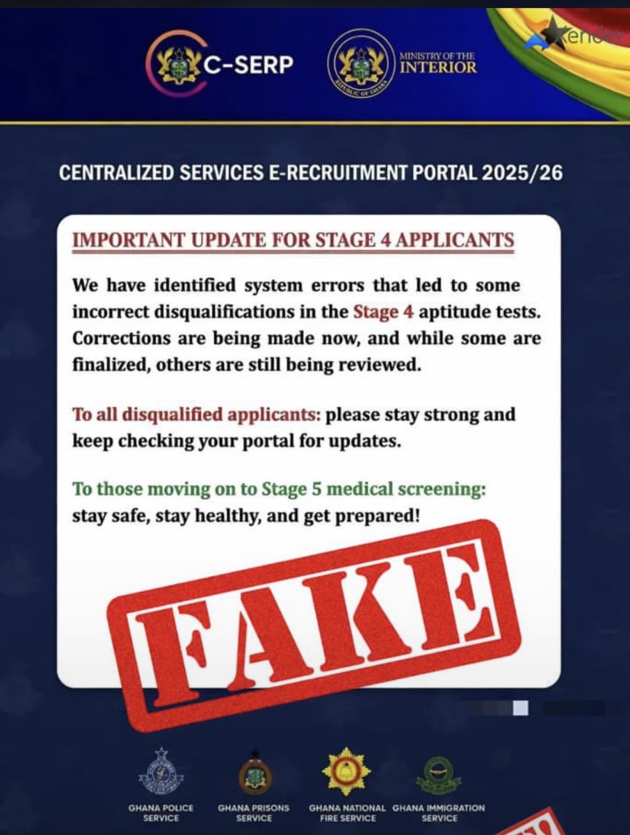 Ministry of the Interior, Ghana tweet media