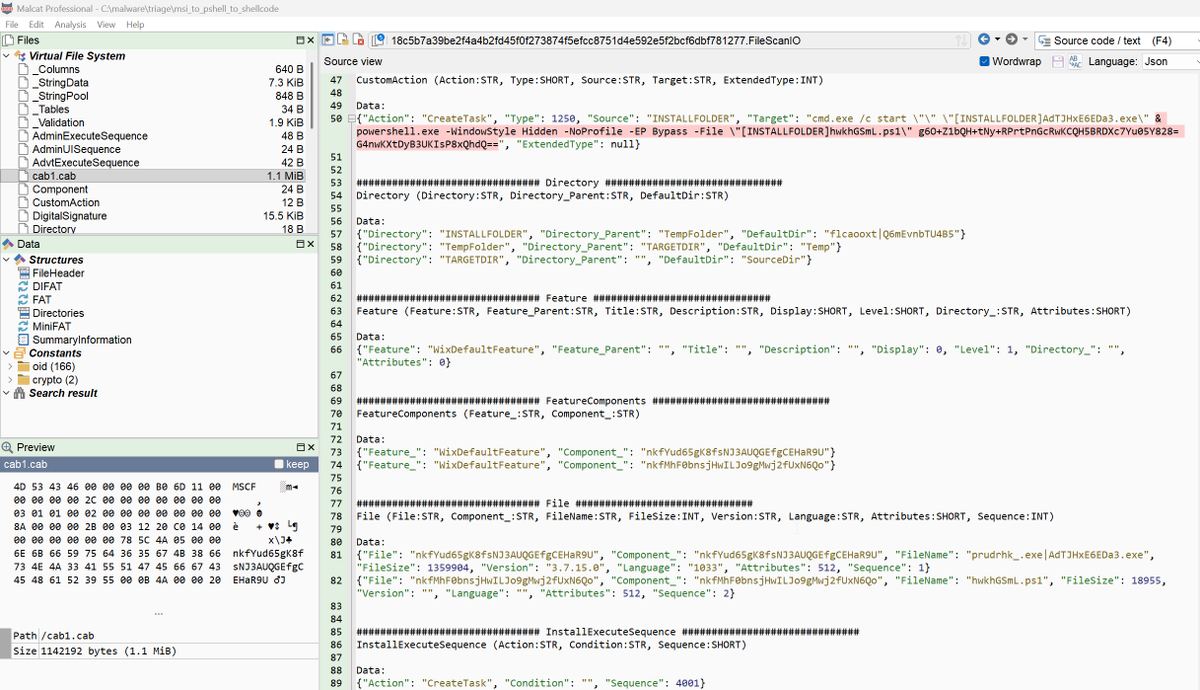 Malcat dev tweet media