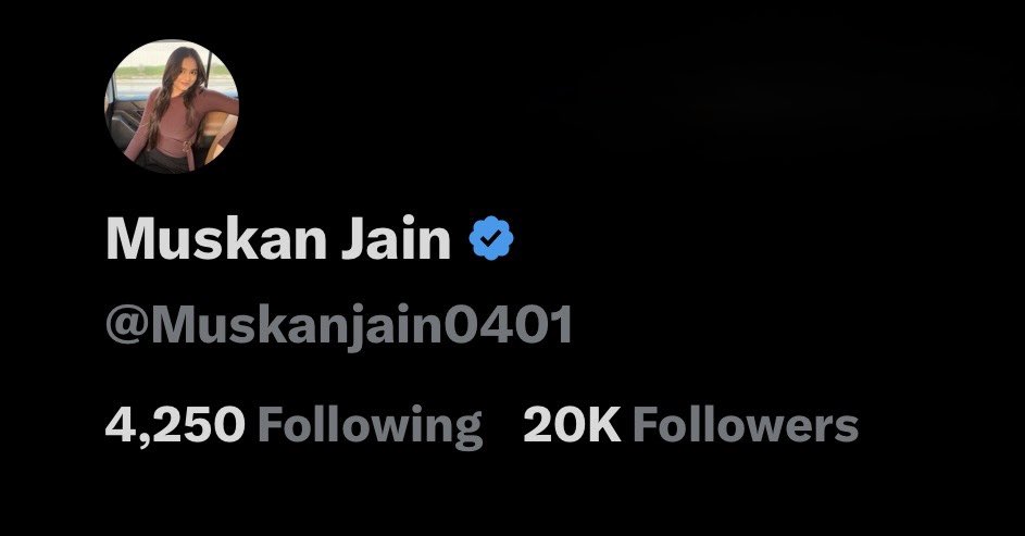 Muskan Jain tweet media