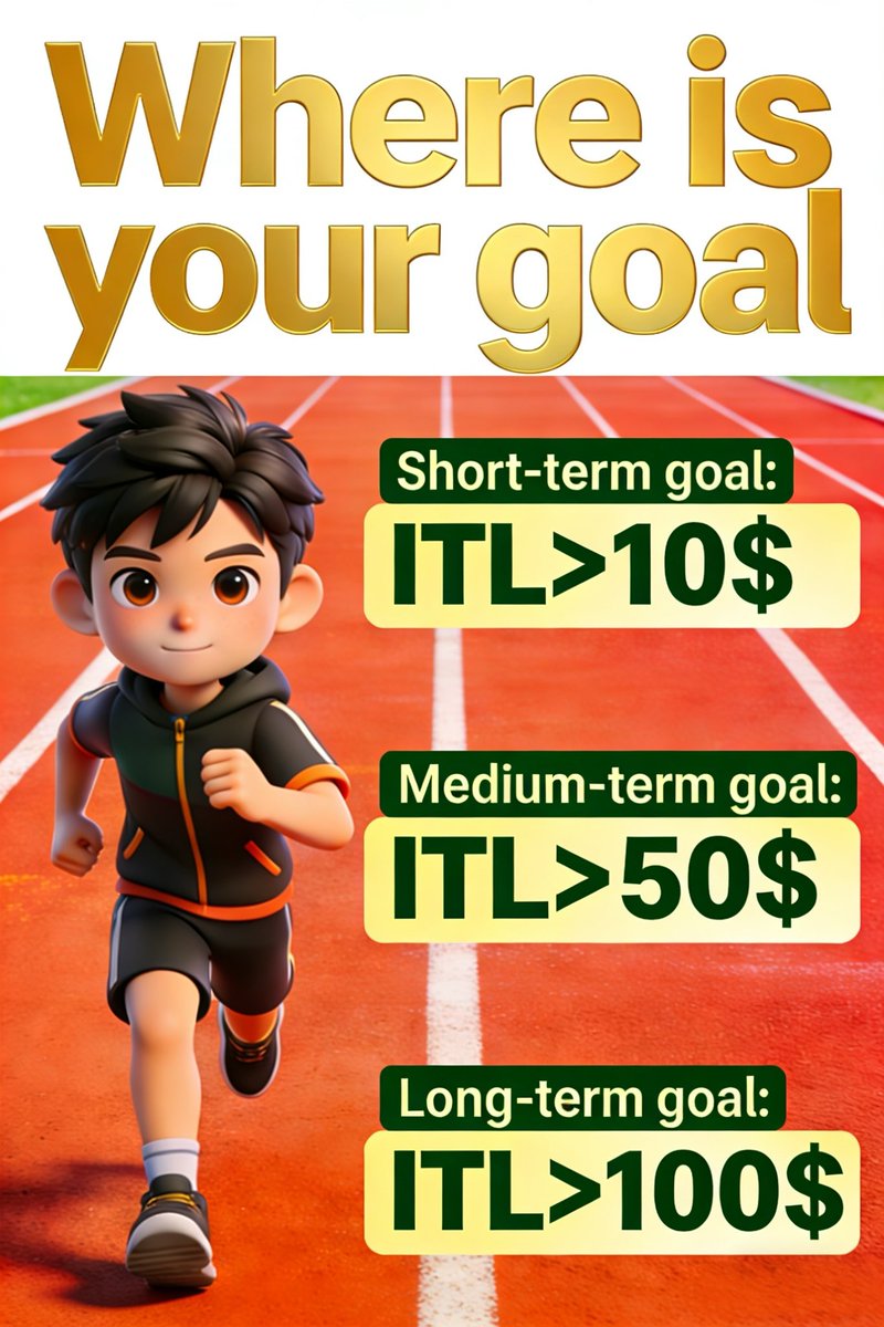 Zonghui88888's tweet photo. 📣Where is your goal? 🏃♂️
For $ITL, we’re chasing milestones step by step:
✅ Short-term: ITL > $10
✅ Medium-term: ITL > $50
✅ Long-term: ITL > $100
Every step forward brings us closer to real value. Let’s run together! 🚀
#InterLink #ITL #ITLG #CryptoGoals https://t.co/d6Dnh8287Z
