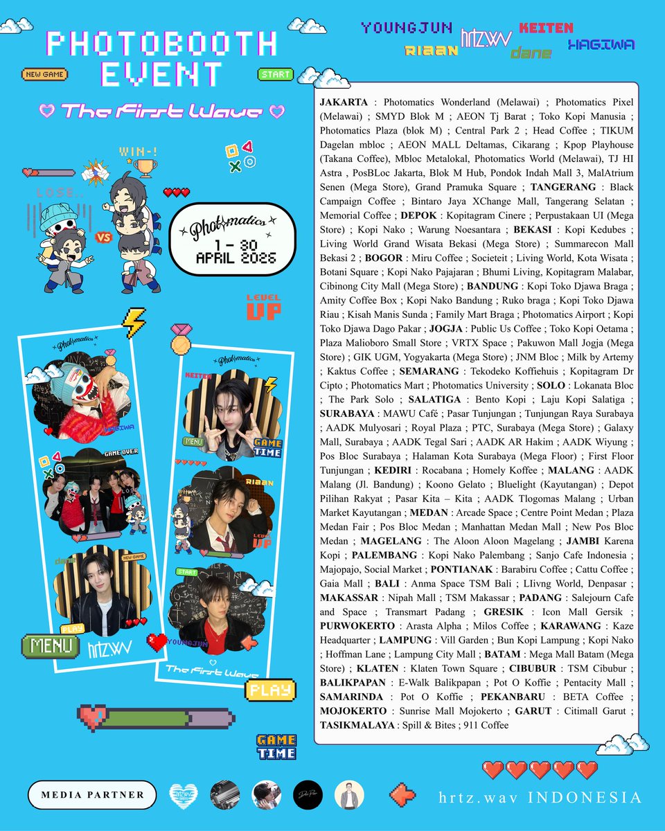 bebekelelep's tweet image. 𝙿𝚛𝚎𝚜𝚜 𝚜𝚝𝚊𝚛𝚝 𝚝𝚘 𝚎𝚗𝚝𝚎𝚛 𝚝𝚑𝚎 𝚏𝚒𝚛𝚜𝚝 𝚠𝚊𝚟𝚎️🌊
hrtz.wav photobooth frame event🤍
—by @hrtzwav_ina
️ 1-30 april 2026
📍Photomatics
Don't forget to use hastag and tag us-!
#TheFirstWave
#hrtzwav_TheFirstWave