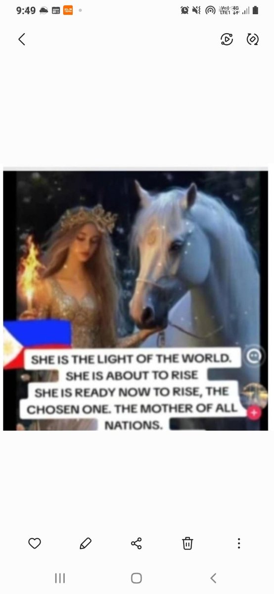 The Empress in Rev.12 is the HS,  chosen 1, Filipina &amp; White horse rider who has given a bow &amp; crown.

Bow= Divine Judgement.

Why I'm the:
-Divine Judge of living
-Reign as Queen/Empress
-Anoint the people
- Punish the rebellious nations
- Continue the bloodline of Jesus
...
-