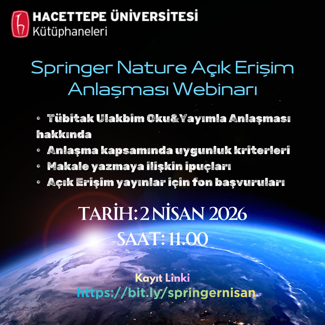 Hacettepe Üniversitesi Kütüphaneleri (@hukutuphaneleri) on Twitter photo 