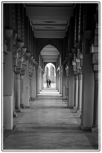photos_dsmith's tweet image. #Security at the Hassan II #Mosque in #Casablanca. The square on the #Atlantic #coast is filled with #visitors/#local #people so the #police patrol the area. #streetphotography #architecturephotography #architecture. Shot in #blackandwhite #photography #blackandwhitephotography