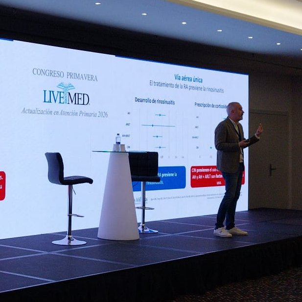LivemedIberia's tweet image. 🤧 ¿Es solo un resfriado o es Rinitis Alérgica? El Dr. Luis Richard Rodríguez abre sesión en #AAP26Barcelona🌸📊 #Rinitis #AtencionPrimaria