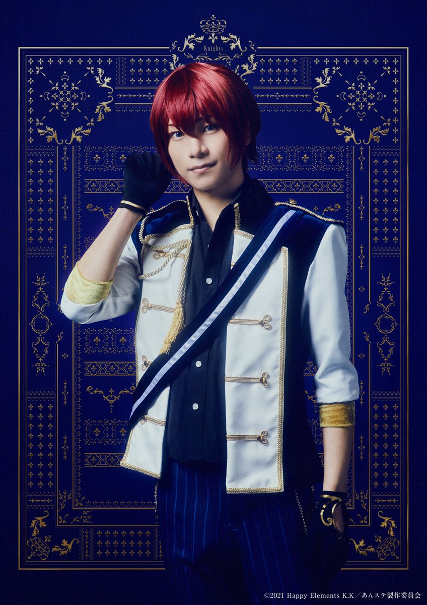 ensemble_stage's tweet photo. 👑情報解禁👑
『あんさんぶるスターズ！THE STAGE』
-Requiem from Knights-

キャラクタービジュアルを公開⚔️
―――――
⚜️Knights
朔間凛月 #荒牧慶彦
鳴上 嵐 #北村諒
朱桜 司 #北川尚弥
―――――

🔗詳細
https://t.co/Z1tdMT39Bm
#あんステ https://t.co/XIhoChutst