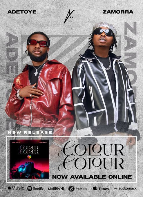 UnilagfmMusic's tweet image. #Breakfastshow 🍴@irem_israel 

🔊COLOUR COLOUR     
by @adetoyemusic ft @Zamosings 

@Djgabitee1 @unilagfm_1031