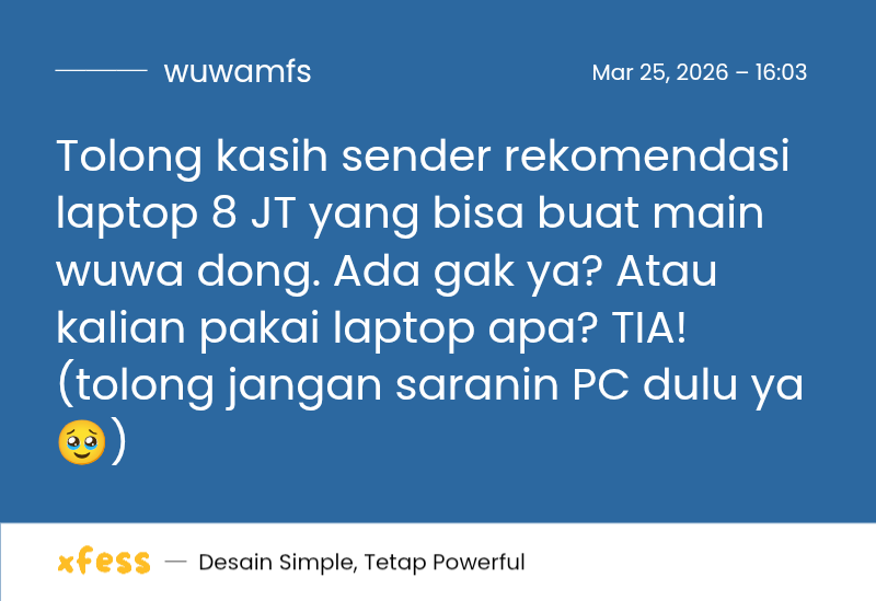 WUWAFESS | JOKI DI STESIA📌 tweet media