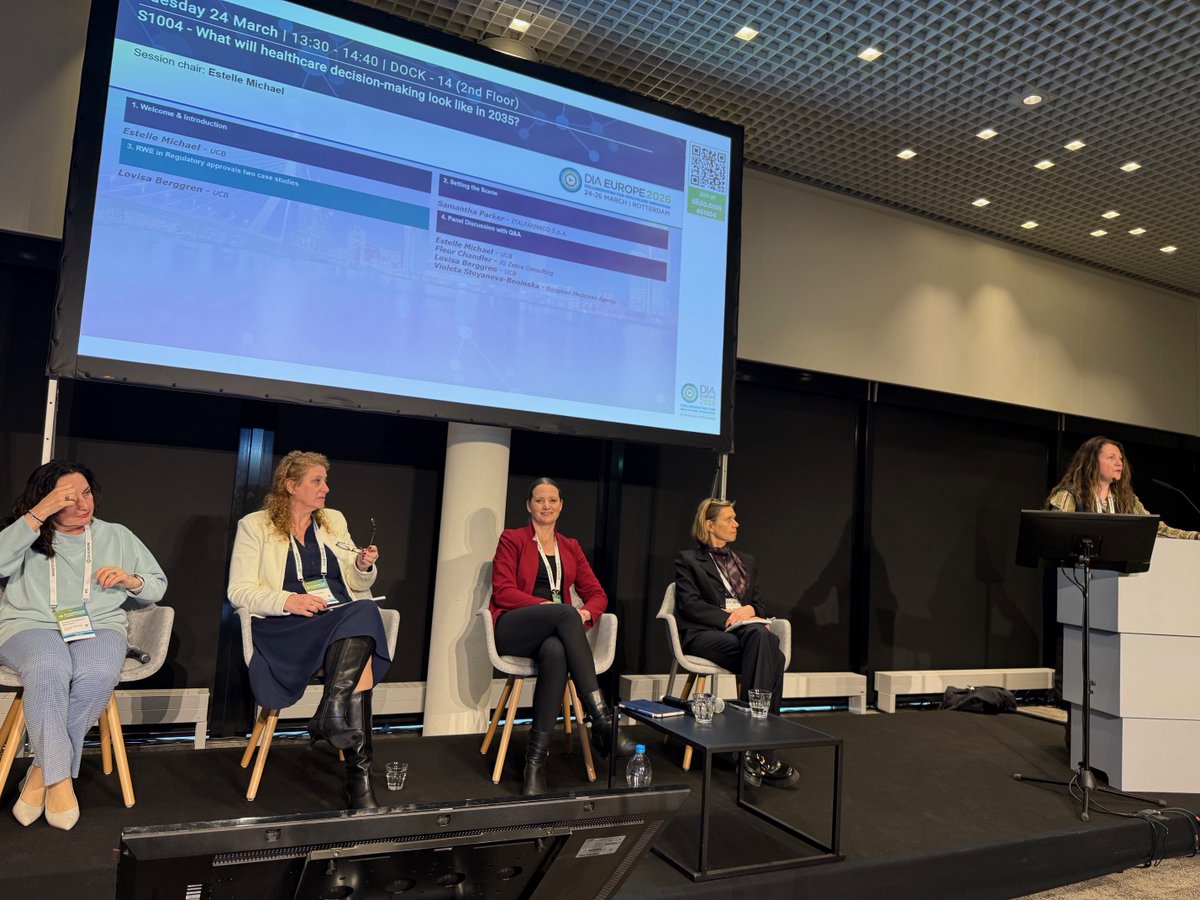 irdirc's tweet photo. 💡What could healthcare look like in 2035 if we act with the urgency rare diseases demand?
At the #DIA2026 panel chaired by Estelle Michael, IRDiRC members discussed a future health ecosystem that learns continuously and acts earlier.
#RareDiseases #FutureHealthcare #IRDiRC https://t.co/nlFKMBnHFZ