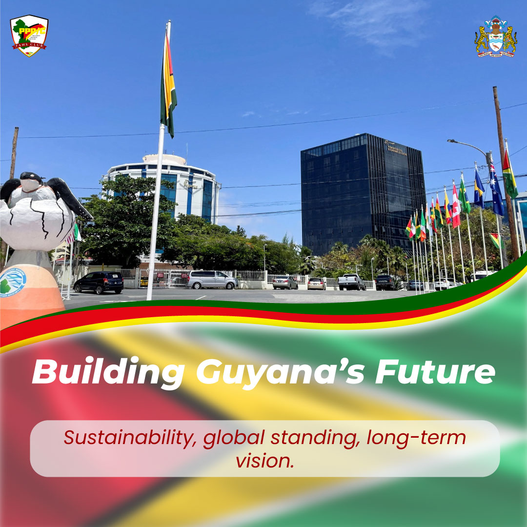 PPPCFansClub's tweet photo. Guyana’s growth is being guided with intention.

Strong economic gains are being transformed into national opportunity, improving services, strengthening communities, and securing the future.
This is development with direction.

#Guyana #NationalDevelopment #Budget2026 https://t.co/qucT9wSOL2