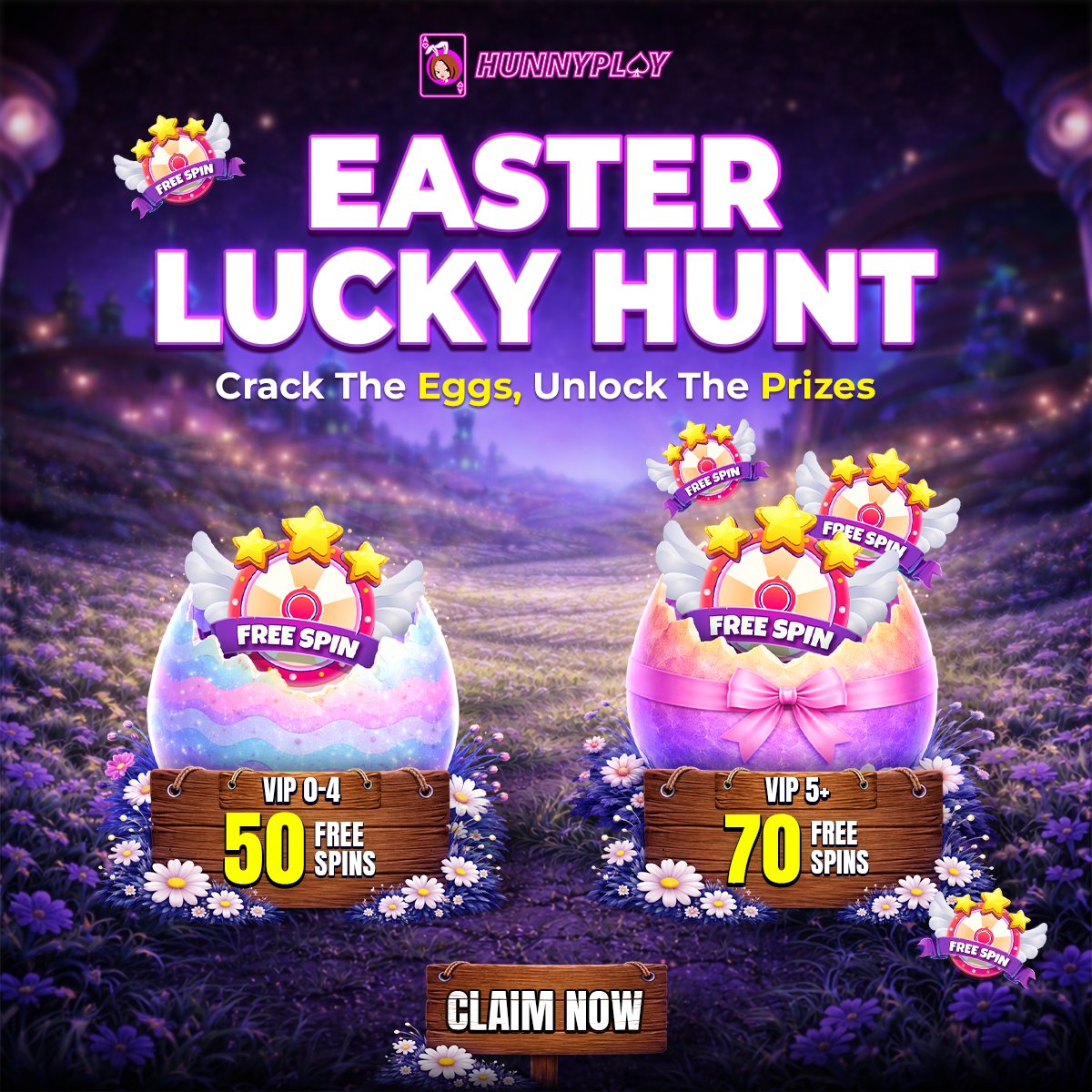🐣 EASTER LUCKY HUNT BONUS LAUNCH 🐣 🐰The first bonus of the # ...