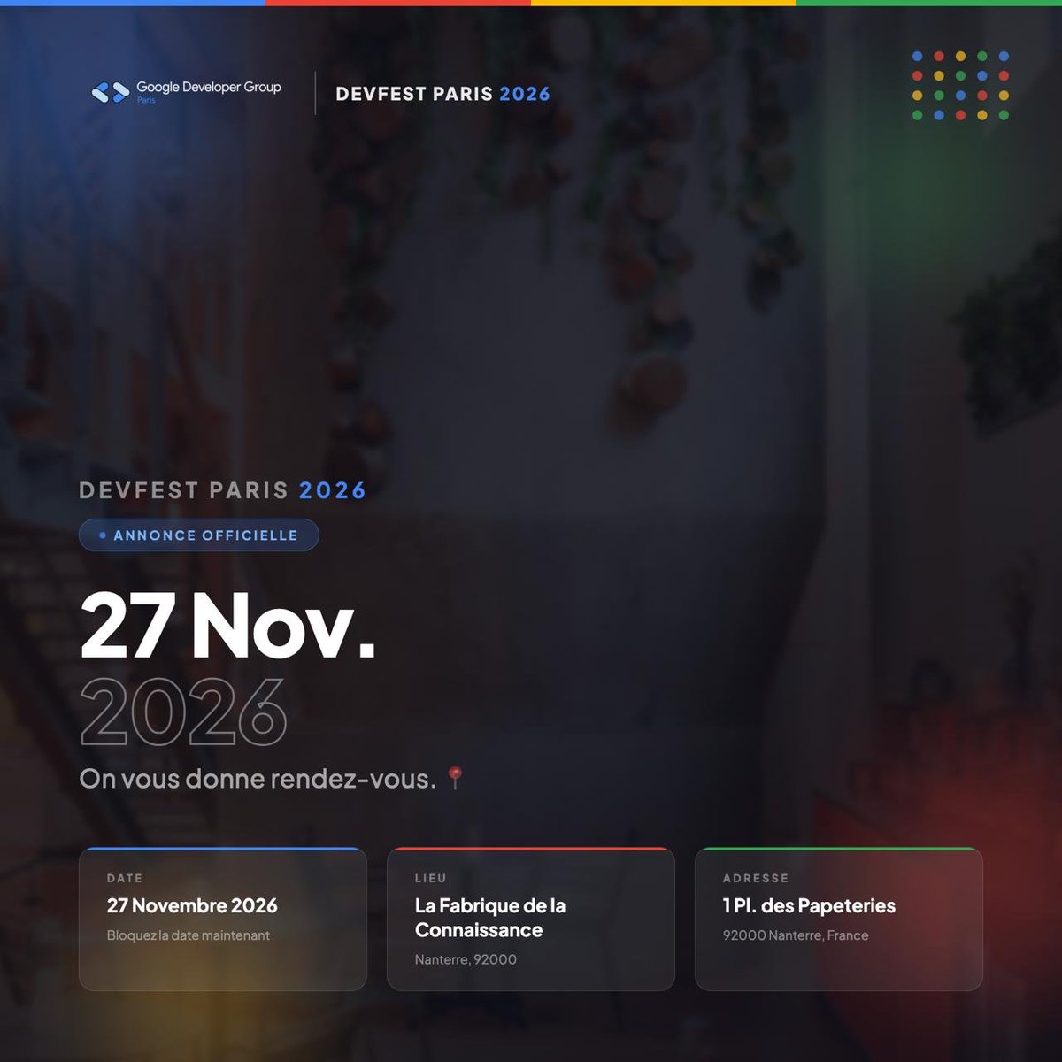 DevFest Paris tweet media