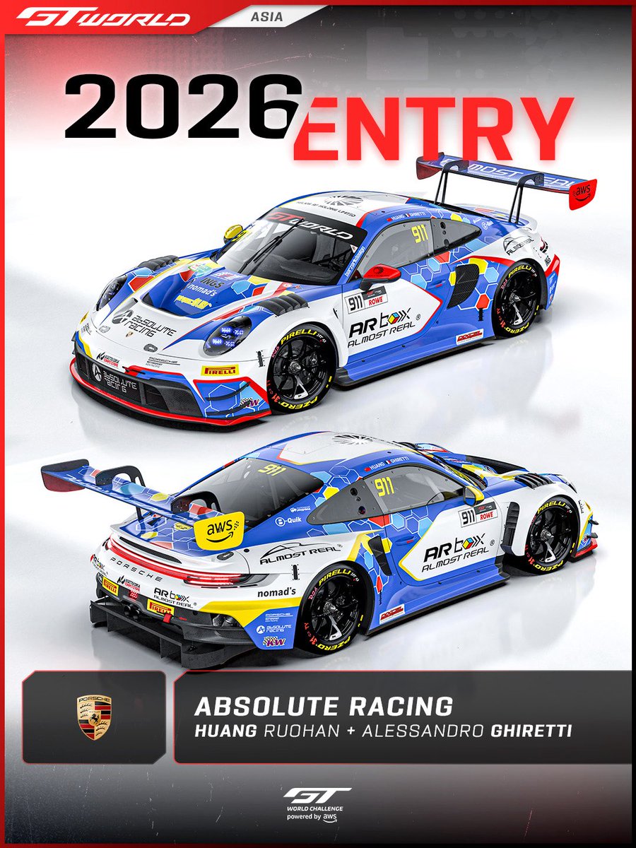 GT World Challenge Asia Powered by AWS tweet media