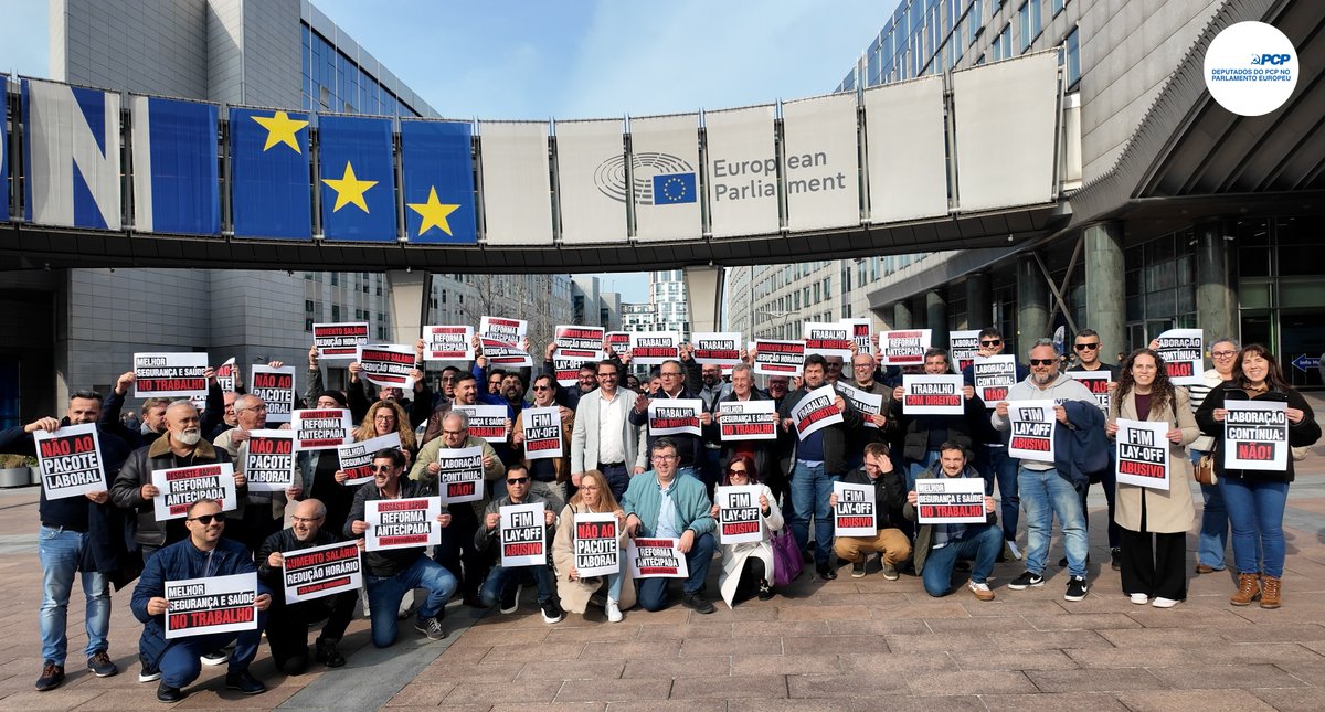 Deputados do PCP no PE tweet media