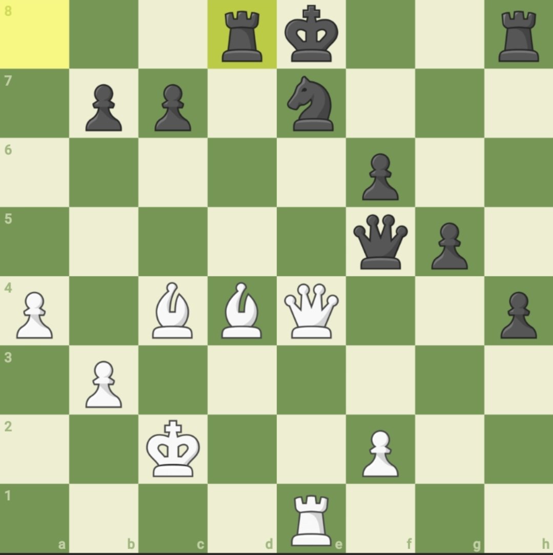 MyselfNeha01's tweet photo. “Only 1% can find the winning move. Can you?” ♟️
#ChessPuzzle #Checkmate #ChessTactics #BrainTeaser #MindGame #ChessLovers #Strategy #ChessDaily #ThinkAhead https://t.co/SwsYFVSyle