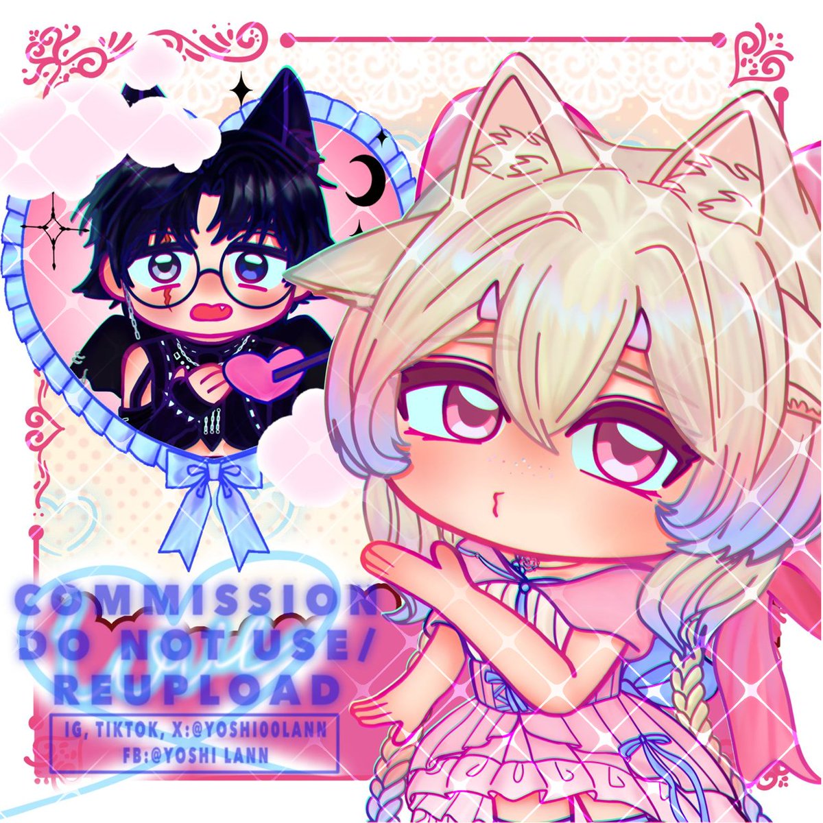 Commission result! Thank you so much for ordering my ych commission 💝
#commissionopen #ychchibi