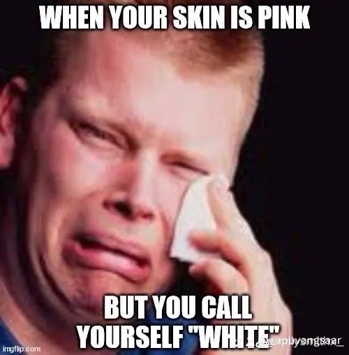 Pink People Aren’t White tweet media