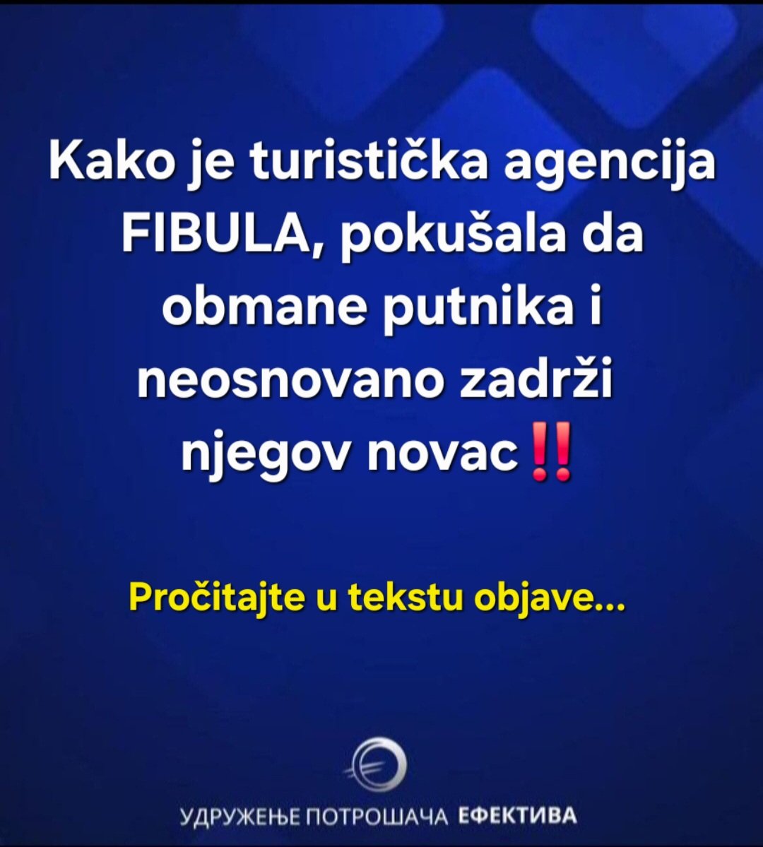 Udruženje potrošača EFEKTIVA tweet media