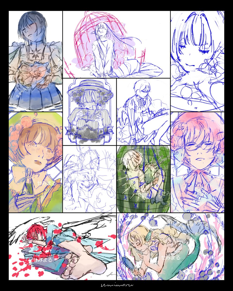 semimaru｜桜咲ク展3.27~4.5 tweet media