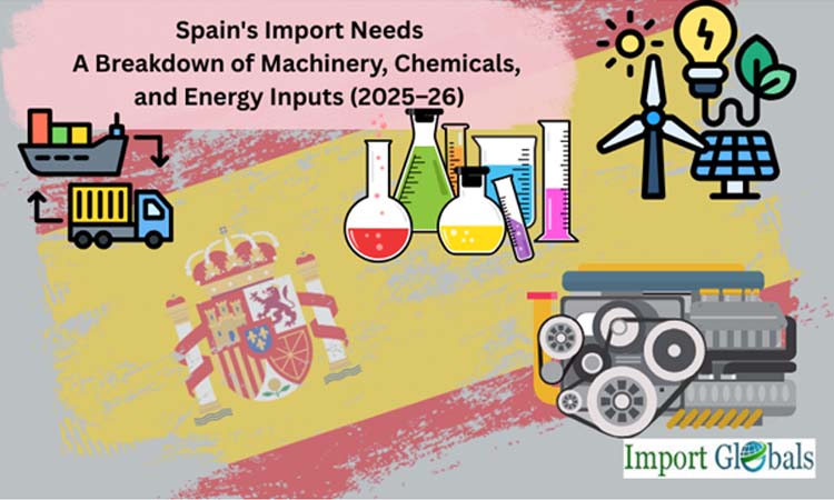 ImportGlobals's tweet photo. As per Spain Import Data by Import Globals, the best method to figure out what Spain will need to buy in 2025β26.
#SpainImportData #SpainExportData #globaltradedata #globalimportdata #globalcustomsdata #importexportdata #importglobals https://t.co/fIDMnsrcVd