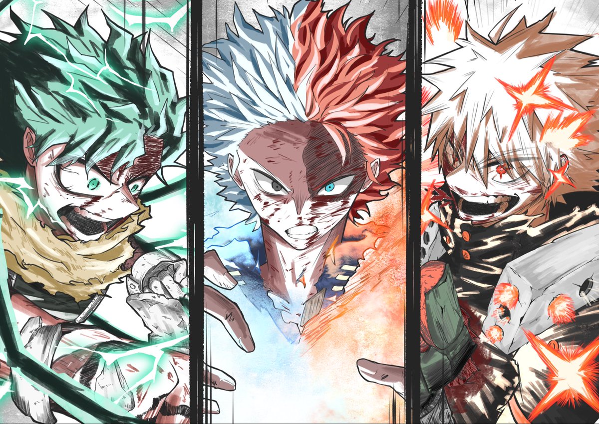 ヒロアカのBig 3 #僕のヒーローアカデミア #ヒロアカ #緑谷出久 #爆豪