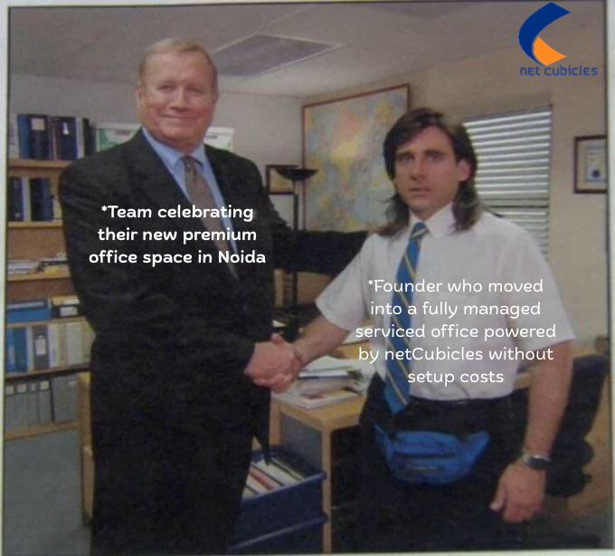 netCubicles's tweet photo. Dreaming of your personal space and afraid of upfront costs? netCubicles day passes starting at just 399/- are there just for you.

Contact us today and get your personal work station booked at the lowest price, that too at the prime locations of Noida.

#netCubicles https://t.co/4NW8rGKGc1