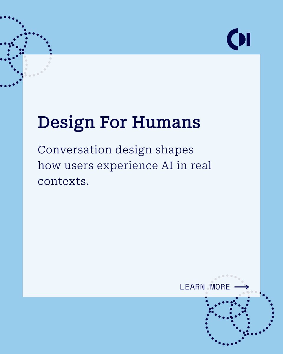 Conversation Design Institute tweet media