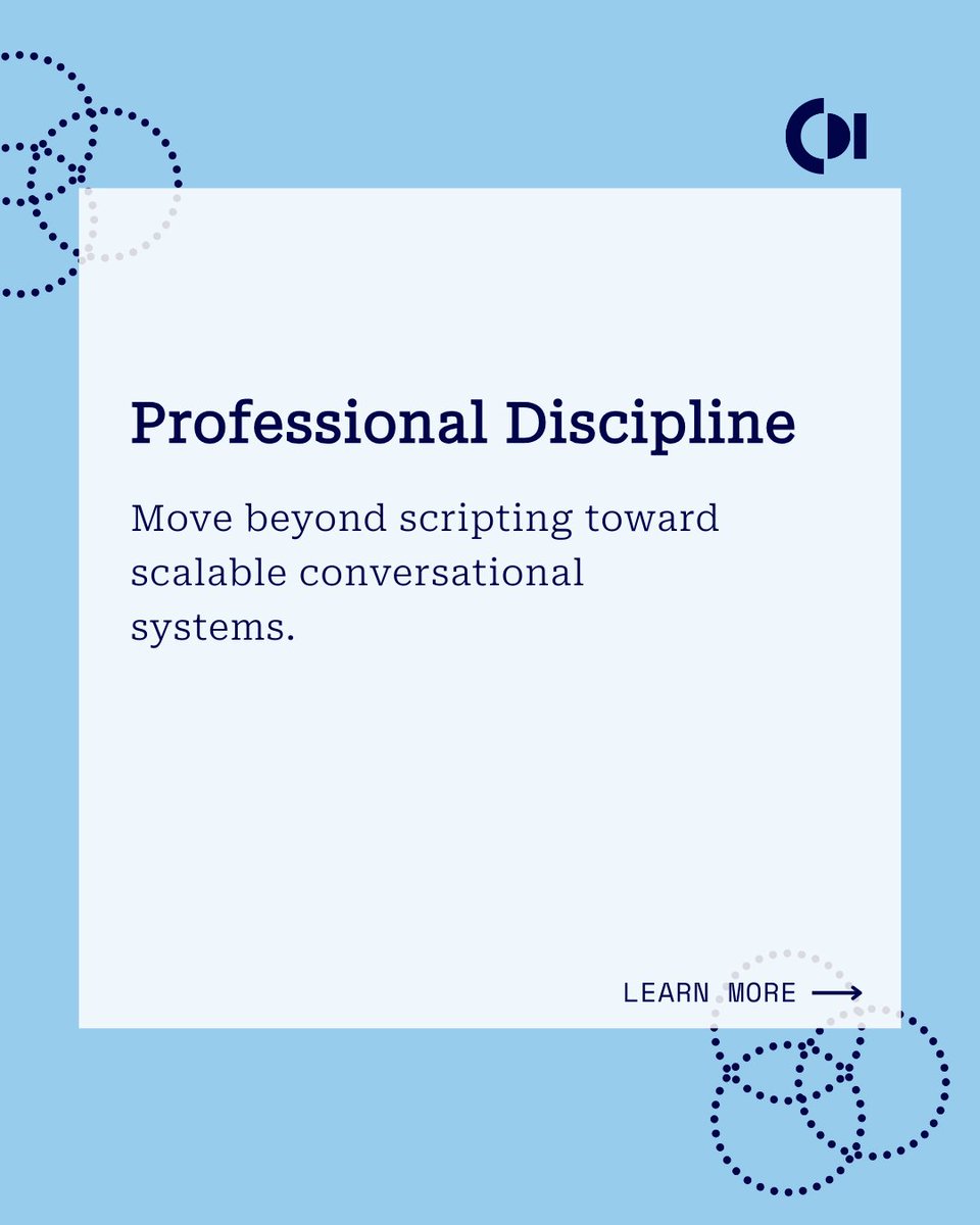 Conversation Design Institute tweet media