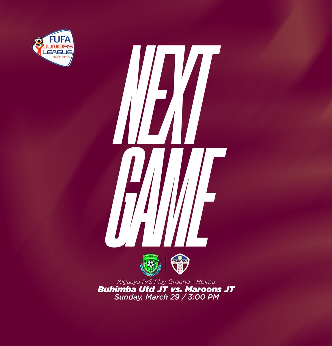 Maroons FC - Official tweet media