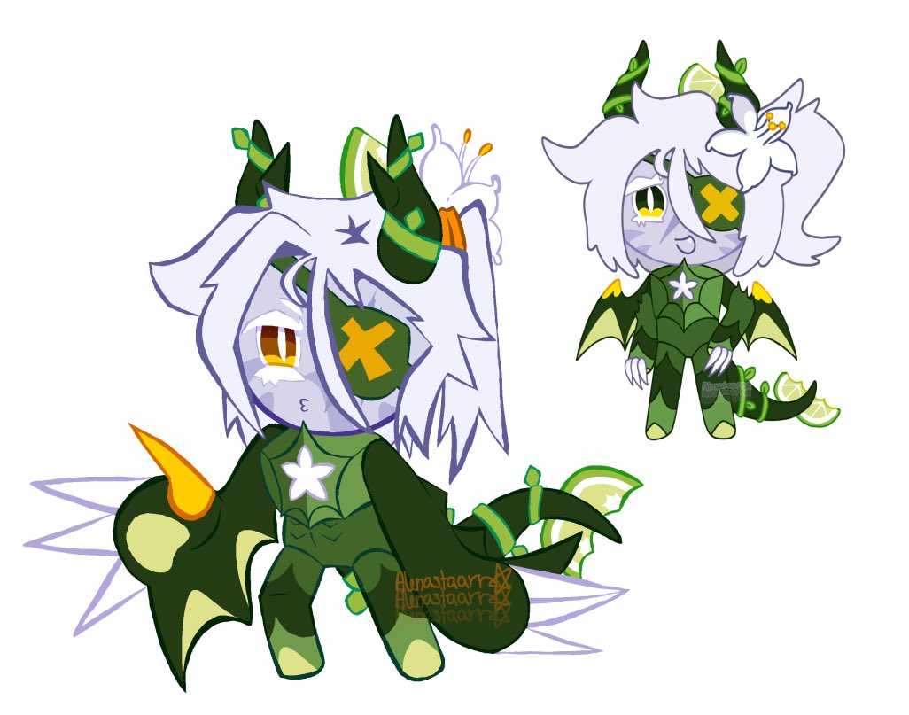 Alenastaarrr's tweet photo. DUG UP A COOKIE RUN DRAGON OC I FORGOT ABOUT. noo srry bergamot dragon I missyou. Their old design was so fucking ugly. My art had a glow up too thank god #cookierun #oc https://t.co/1ZCHaaz6bv