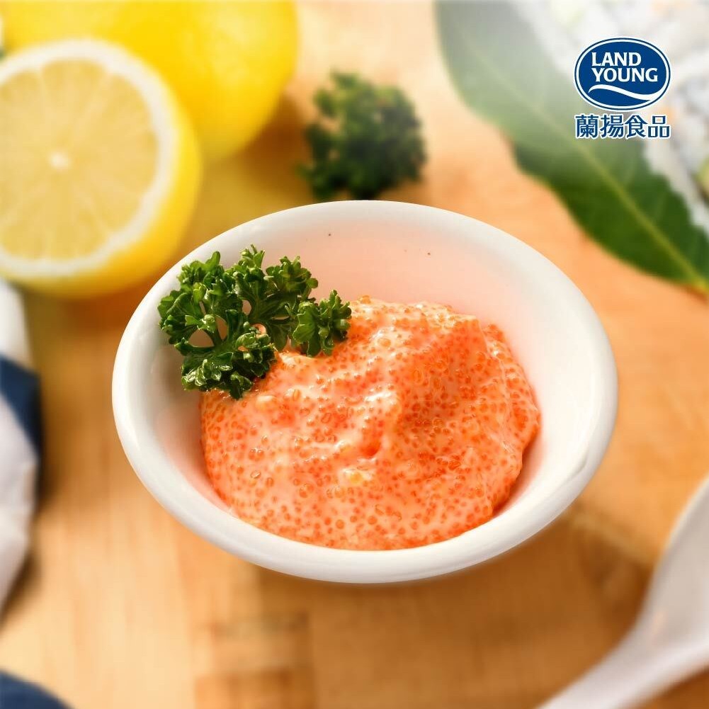 LandYoungFood's tweet photo. Bright lemon meets delicate fish roe.🍋🐟 
Lemon-infused fish roe for a bright, appetizing bite. #LANDYOUNGFOODS https://t.co/Oi1JqfTWo6