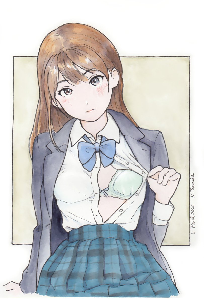 #このタグを見た人はラフ画とその完成絵を見せる

この絵だと各工程1時間づつですね。 