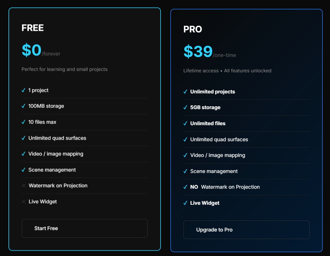 Fnt_303's tweet image. @4mapperWeb  - Platform Update: New File Limits for Free Accounts 4mapper.com/blog/post/plat…

#VideoMapping #ProjectionMapping #ProjectionDesign #VJ #VJing