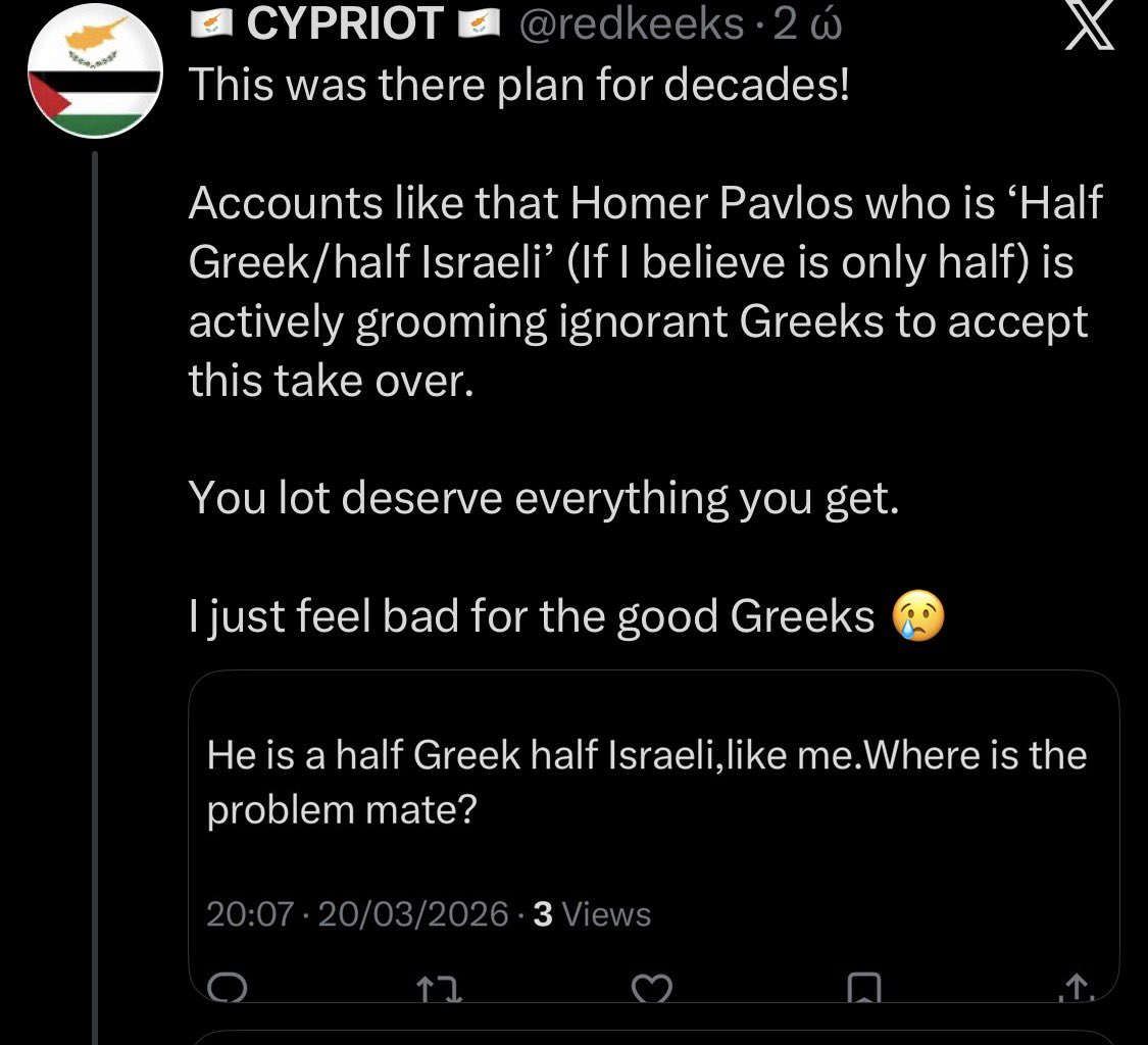 Homer Pavlos tweet media