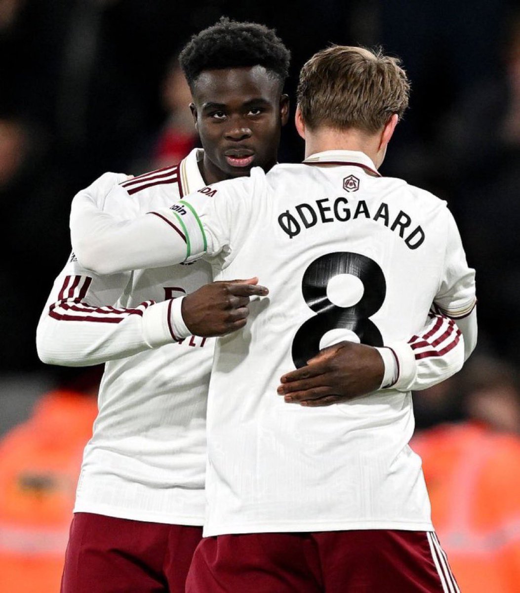 Martin Ødegaard coming back after the international break and taking us to the finish line alongside Saka will be so poetic, they started this.. It's only right they finish it.