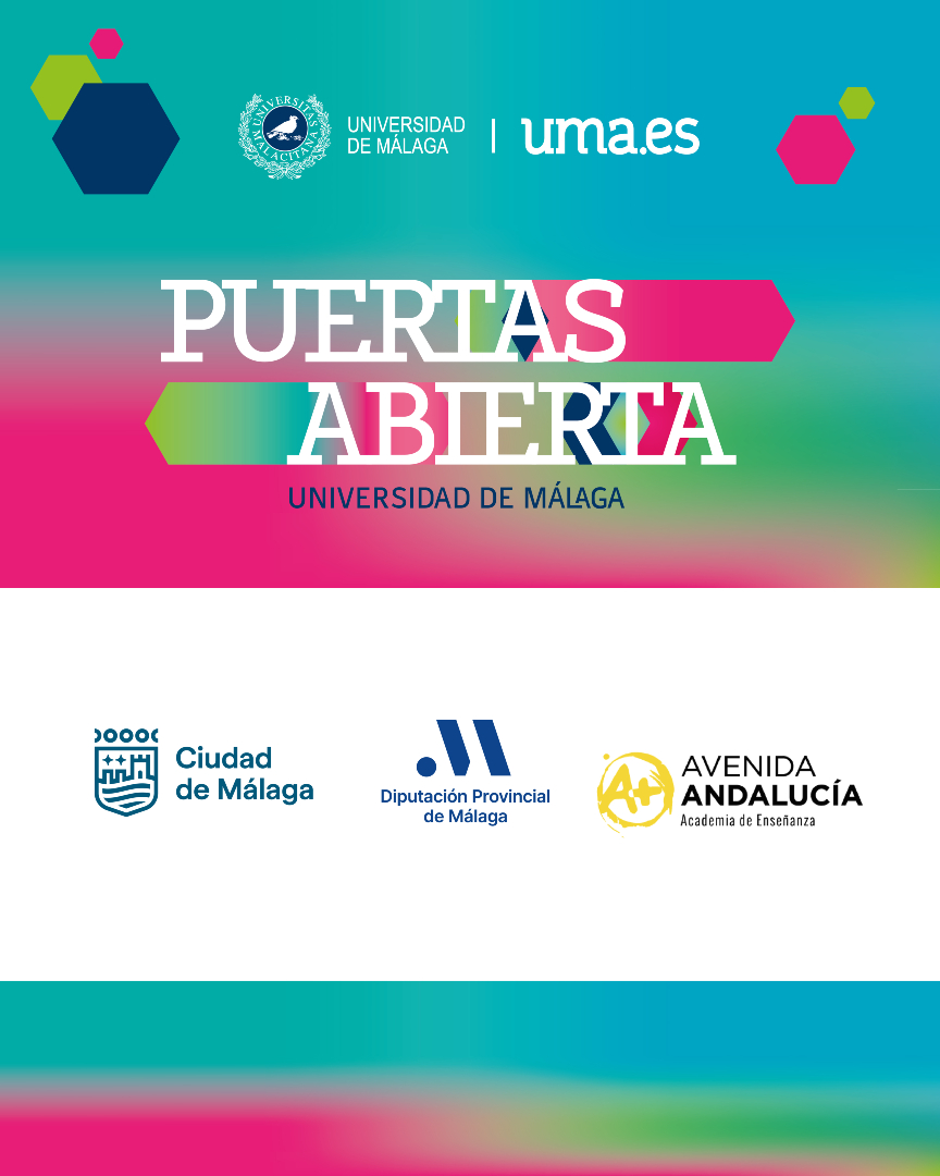 Agradecemos la labor de nuestros patrocinadores oficiales, que hacen posible esta nueva edición de nuestras Jornadas de Puertas Abiertas 😊

#SomosUMA26