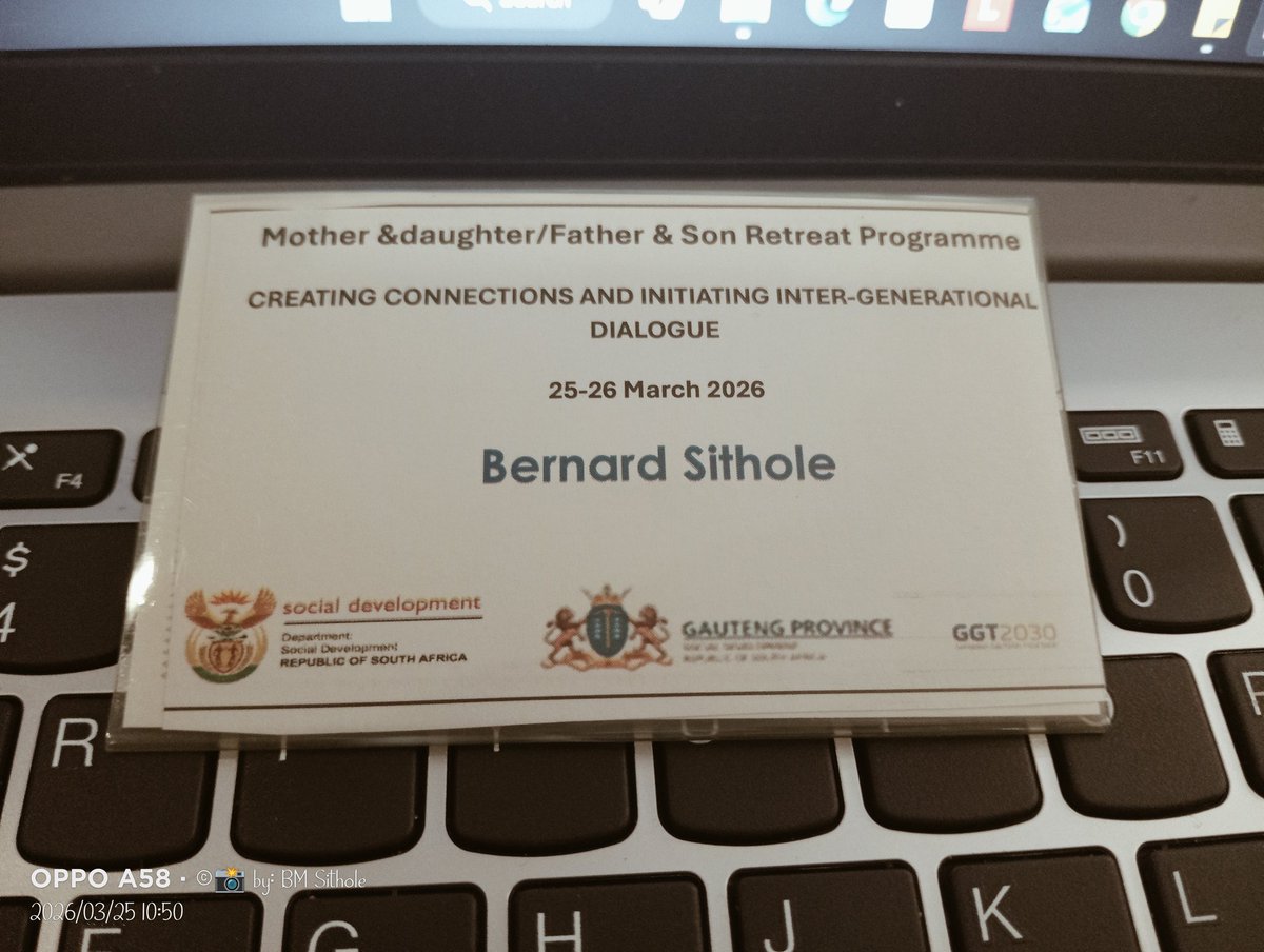 We are honoured to be part of the attendees and participants in this informative and life changing event that will bring possible solutions to deal with #GBV #TeenagePregnancy and different #SocialIlls in communities.

#DadsInThePicture
#MotherAndDaughter
#FatherAndSon 
<a href="/The_DSD/">Social Development</a>