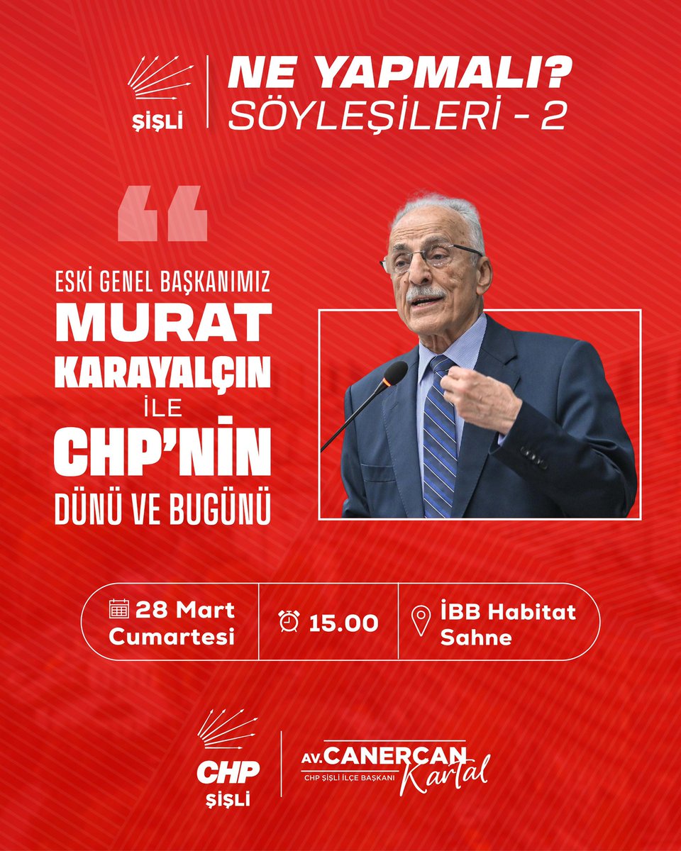 CHP Şişli İlçe Başkanlığı tweet media