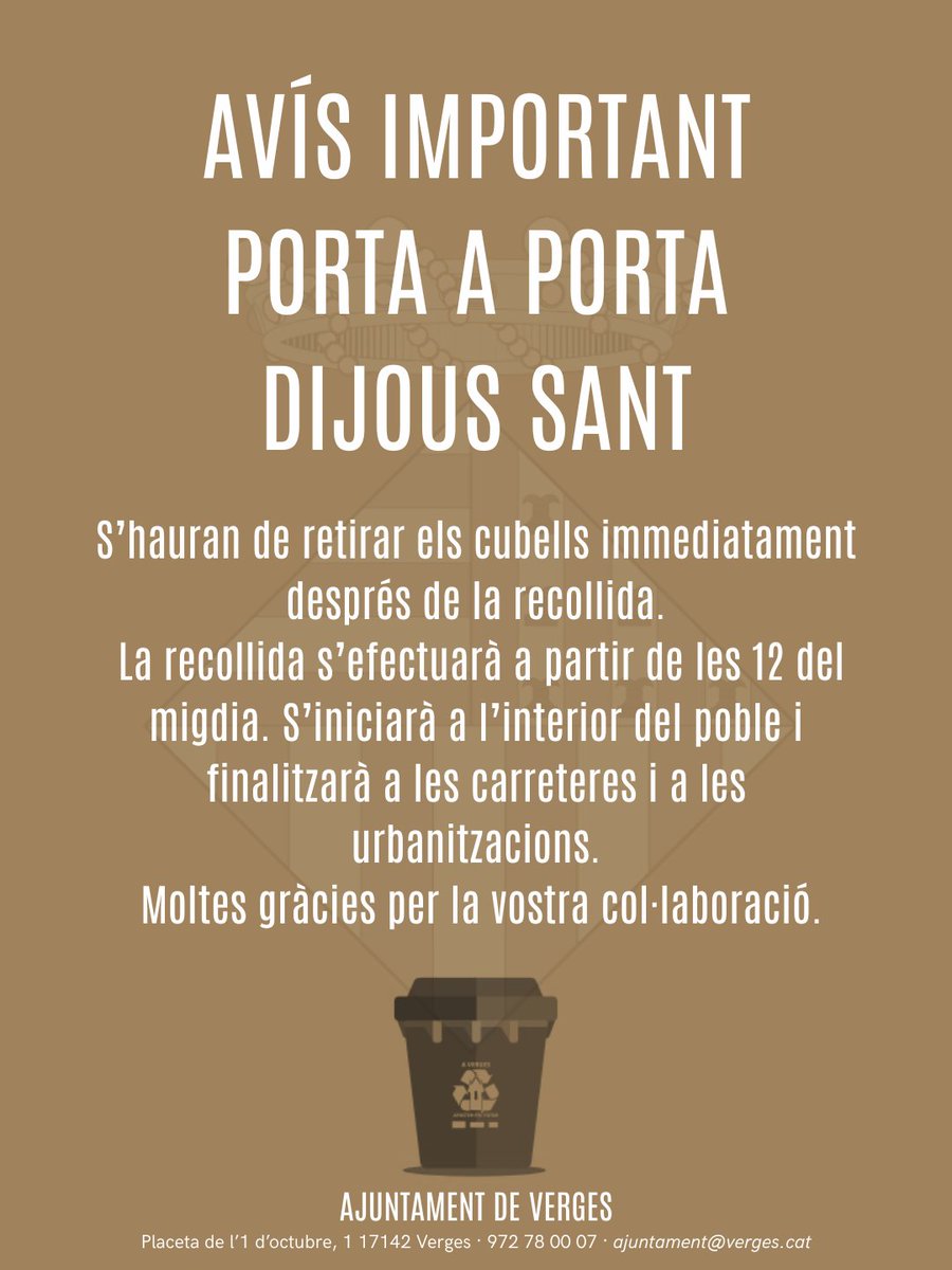 Ajuntament de Verges tweet media